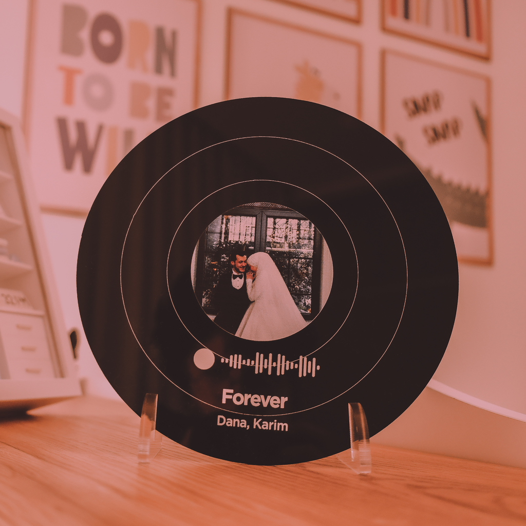 Customizable Record Plaque